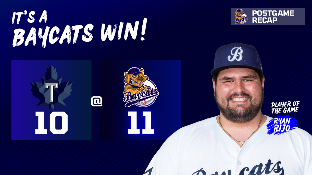 News: BAYCATS BEAT MAPLE LEAFS IN WILD OPENING DAY - Barrie Baycats