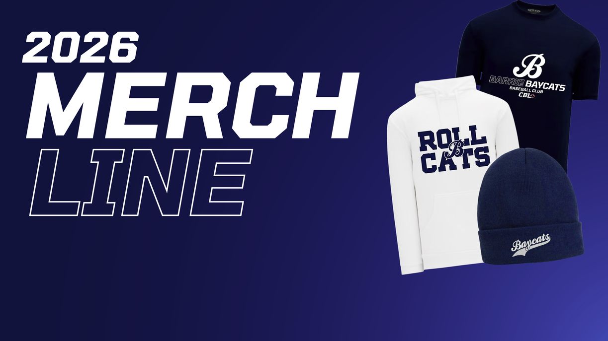 News: The 2026 Baycats Merch Line Has Arrived - Barrie Baycats