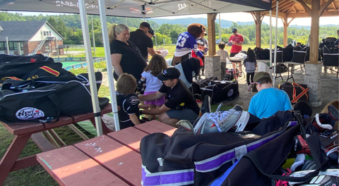 Record 61 Young Hockey Players Geared Up at Third Annual NextShift Gear for Kids Event