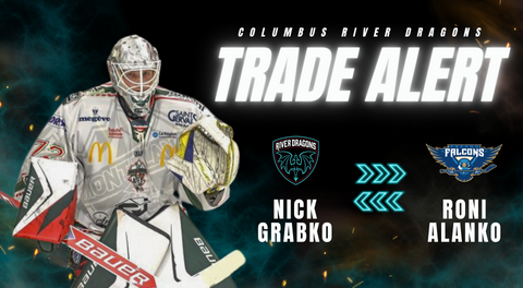 River Dragons Trade for Goaltender Nick Grabko