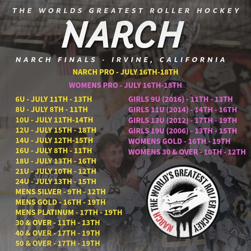 2026 NARCh Block Schedule