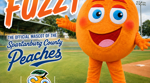 Peaches announce FUZZY as team mascot name