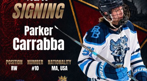 BRNO Lions Sign Forward Parker Carrabba