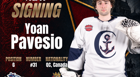 BRNO Lions Sign Goaltender Yoan Pavesio