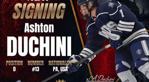 BRNO Lions Add Young American Defensemen Ashton Duchini