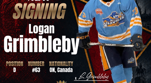 BRNO Lions Add Size to Blue Line with Logan Grimbleby