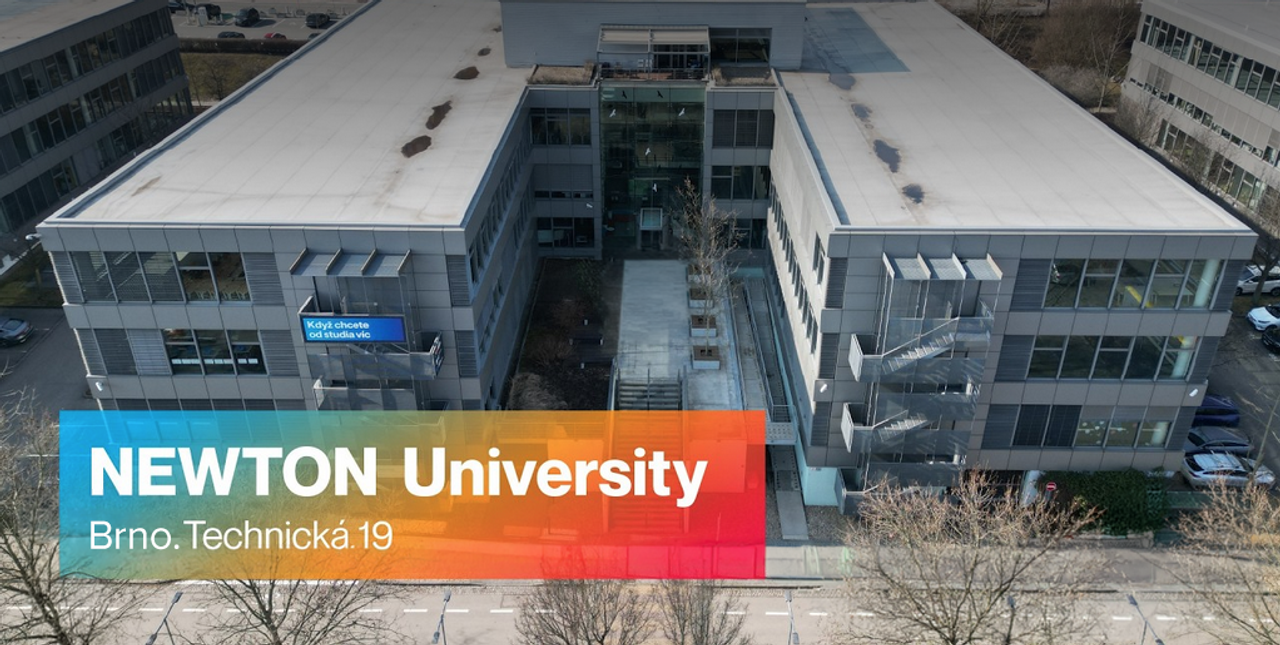 NEWTON University campus in Brno, Czech Republic