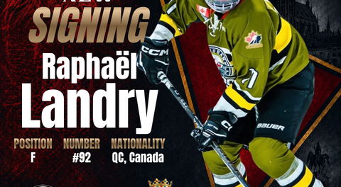 BRNO Lions Sign Forward Raphaël Landry