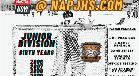 Register now for the 2026 North American Prospects Junior Hockey Showcase April 24-26, 2026