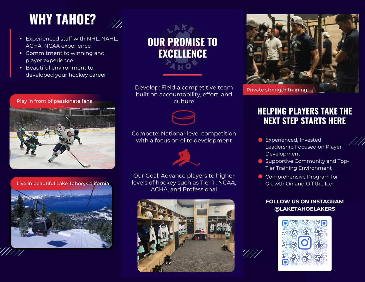 Lake Tahoe Lakers Brochure 2