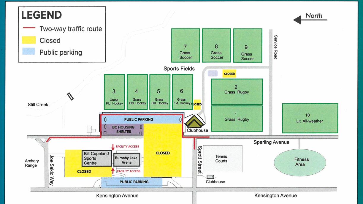 News Parking issues at Copeland Arena Burnaby Jr Lakers