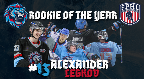 LEGKOV WINS ROOKIE OF THE YEAR