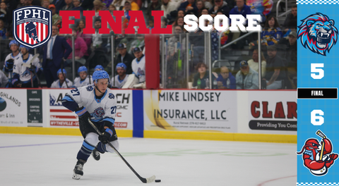 ICECATS LOSE CLOSE ONE AT ATHENS