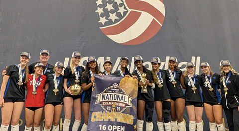 Your 2026 USAV GJNC 16 Open National Champions: TAV 16 Black