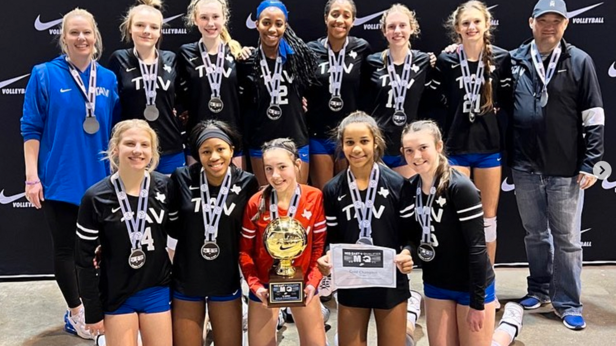 Your 2022 MEQ 13 Open Champions TAV 13 Black Texas Advantage Volleyball