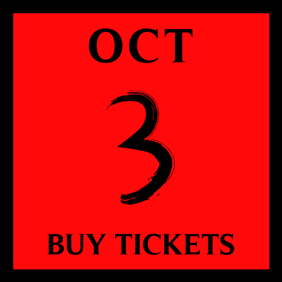 October 3 Buy Tickets
