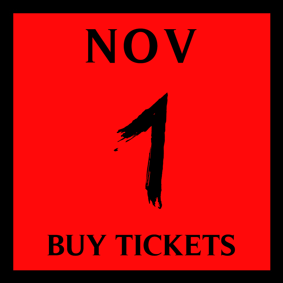 November 1 Buy Tickets