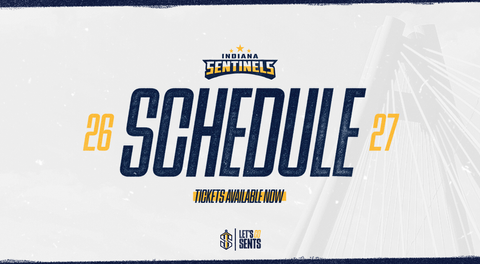 Sentinels Announce 2026-2027 Regular Season Schedule