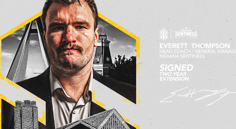 INDIANA SENTINELS SIGN HEAD COACH EVERETT THOMPSON TO TWO-YEAR CONTRACT EXTENSION