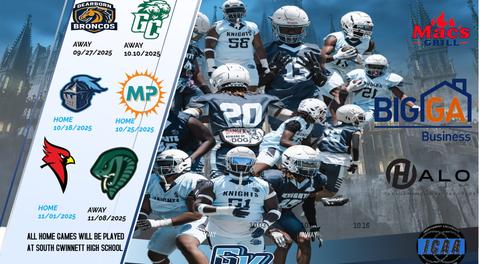 New Football Schedule!