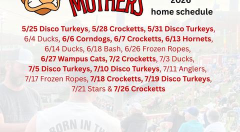 Hungry Mothers Announce 2026 Home Schedule