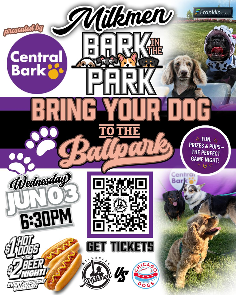 Milkmen June 3 Game Bark in the Park