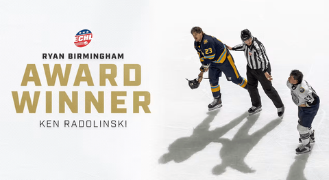 FPHL Referee Ken Radolinski Honored in ECHL with Ryan Birmingham Memorial Award