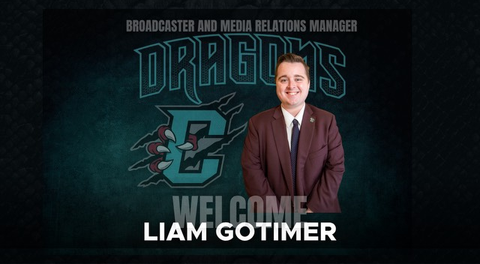 LIAM GOTIMER NAMED RIVER DRAGONS PLAY-BY-PLAY BROADCASTER AND MEDIA RELATIONS MANAGER