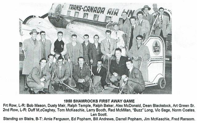 1950 Shamrocks First Away Game