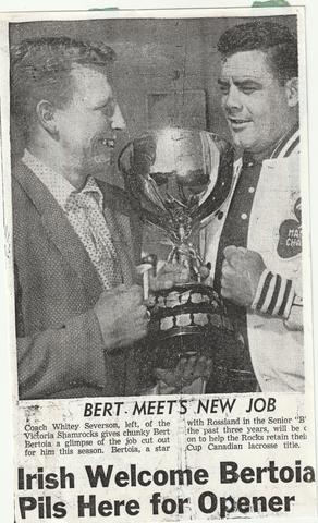 1954 Whitey Severson and Bert Bertoia