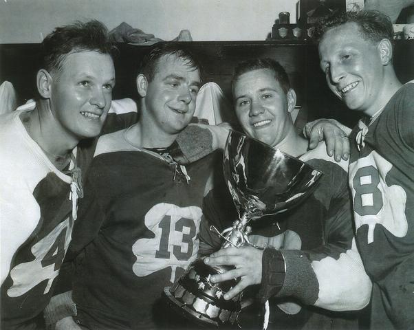 1955 Jackie Thompson Jack Northup Pee Wee Bradshaw and Whitey Severson