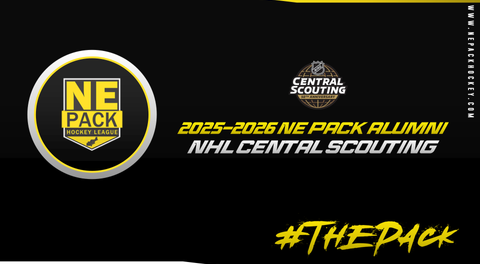 35 Northeast Pack Hockey League Alumni on the 25-26 NHL Central Scouting Watch List!