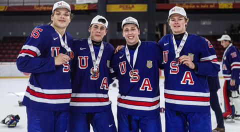 Four Northeast Pack Hockey League Players ~ 2025 Hlinka Gretzky Cup Champions