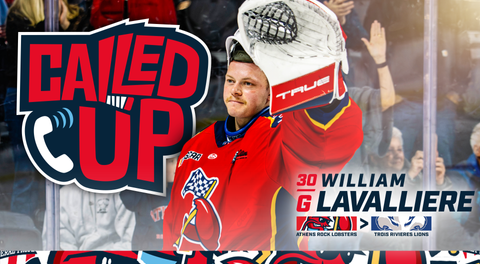 William Lavallière Earns ECHL Call-Up Opportunity with Trois-Rivières