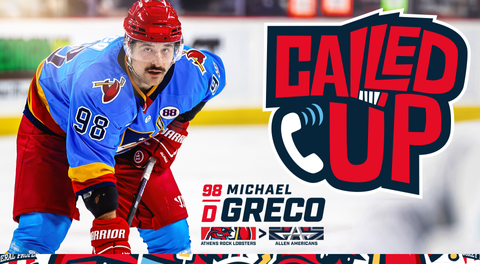 Greco Called Up To The Allen Americans
