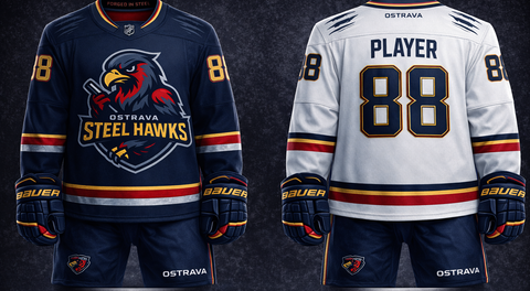 Forged in Steel: The Identity Behind the Ostrava Steel Hawks Jersey
