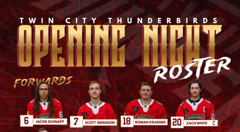 Thunderbirds announce Opening Night Roster for 2026-2027 season