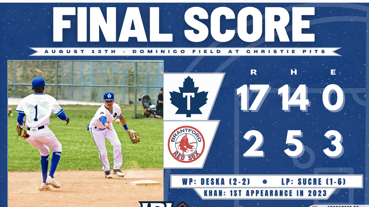 Maple Leafs pummel Red Sox - Toronto Maple Leafs Baseball Club