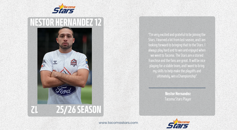 STARS SIGN DEFENSIVE STANDOUT NESTOR HERNANDEZ
