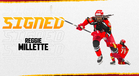 Reggie Millette Re-Signs in Port Huron