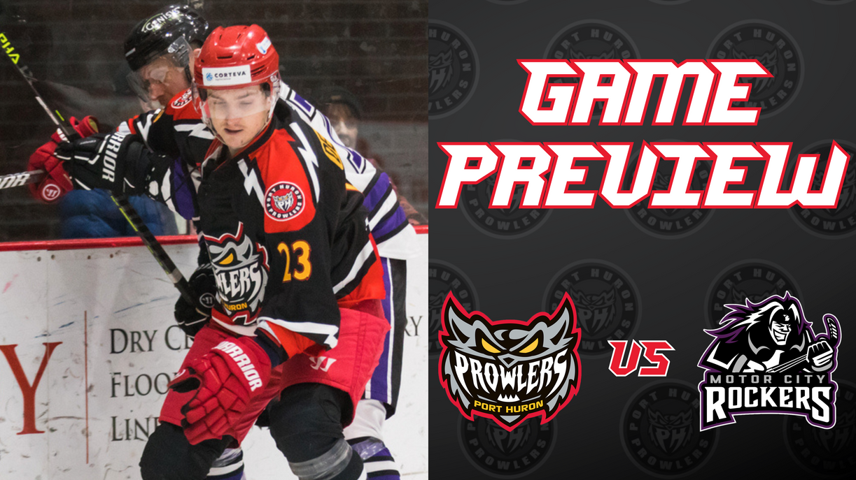 News Prowlers, Rockers FaceOff in Exhibition Port Huron Prowlers