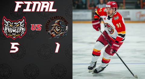 Prowlers Pull Away, End Scarecrows' Streak