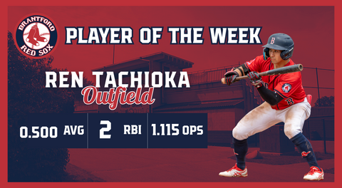 Player of the Week: Ren Tachioka’s Bat Stays Hot in Late July Stretch