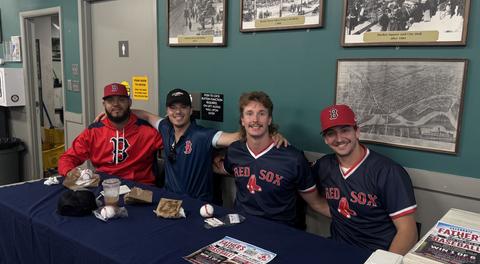 Red Sox Connect with Fans at Father's Day Meet & Greet at the Brantford Farmers' Market