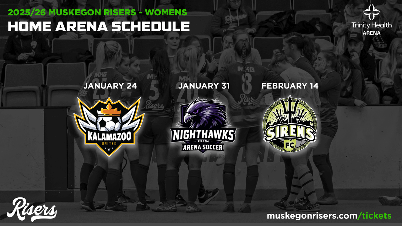 Womens Risers - 2025/2026 Home Arena Schedule