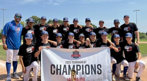 OBJ Cap Off Historic Season On their way to 14U Major Crown