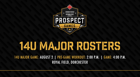 2026 Prospect Games 14U Major Rosters Announced