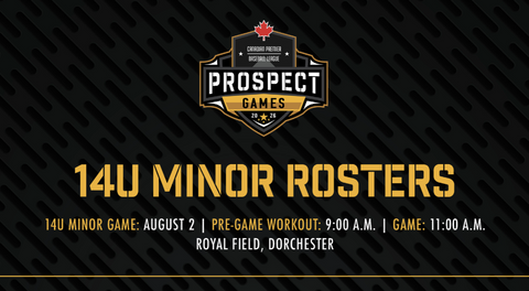 2026 Prospect Games 14U Minor Rosters Announced