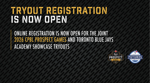 Registration for 2026 CPBL Prospect Games and Toronto Blue Jays Futures Showcase Now Open