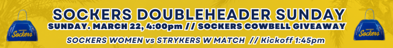 Sockers Doubleheader Sunday